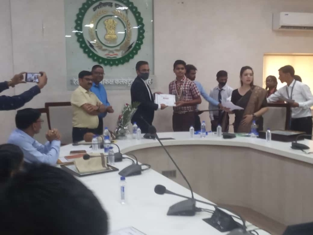 PSY Meritorious honor in Raipur Collectorate